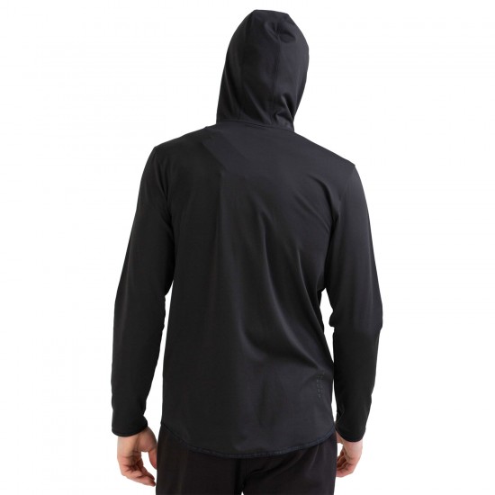 Umbro TC-0005-Black Sportswear Dian Hoodie - Erkek Kapişonlu Ceket