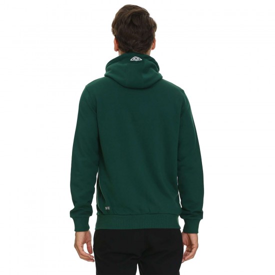 Umbro TC-0026-K.Green Hoodie Dax - Erkek Kapüşonlu Eşofman Üstü