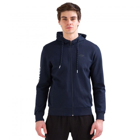 Umbro TC-0032-D.Blue Dian Hoodie - Erkek Kapişonlu Eşofman Üstü