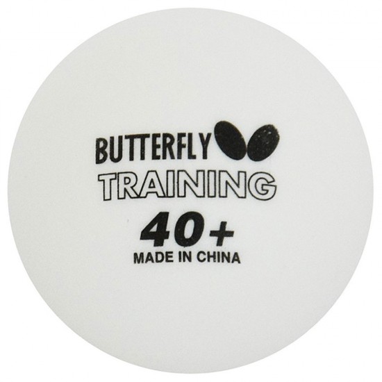 Butterfly 85140 Training 40+ 6´lı Masa Tenisi Antrenman Topu - Beyaz