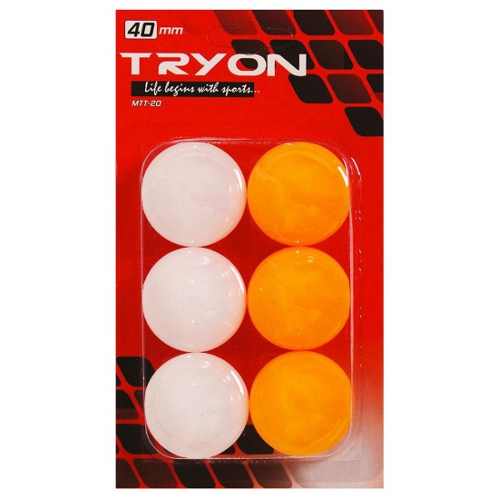 Tryon MTT-20 6´lı Masa Tenisi Topu