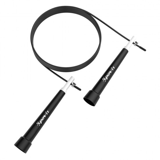 Povit LKS-78-S Speedrope-Hızlı Atlama İpi Siyah